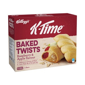 Kelloggs Raspberry & Apple Twist K-Time Snack Bars 185g