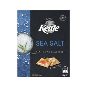 Kettle Sea Salt Flat Bread Crackers 150g