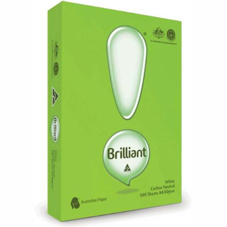 Brilliant A4 80gsm White Copy Paper 500pk