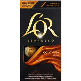 L'or Espresso Columbia Andes 10pk