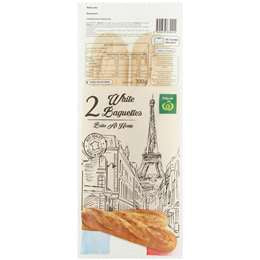 Menissez Part Baked Baguette 2pk 300g