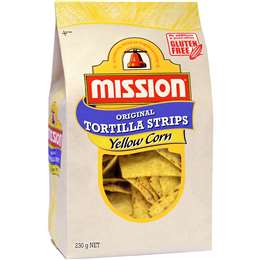 Mission GF Original Yellow Corn Tortilla Strips 230g