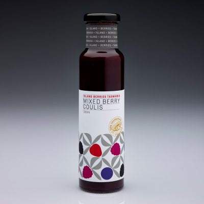 Island Berries Tasmania Mixed Berry Coulis 250ml