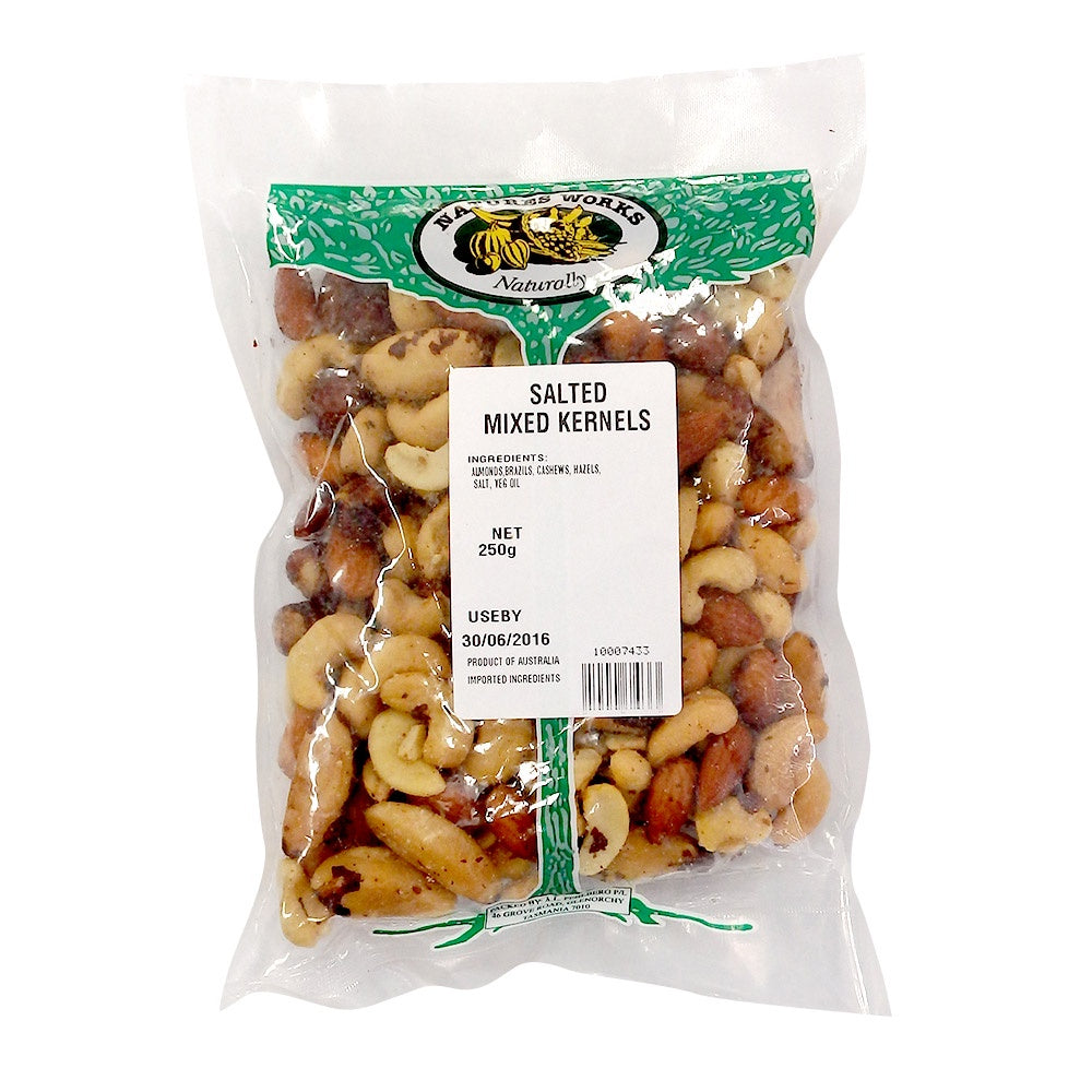 Natures Works Salted Mixed Nuts 250g