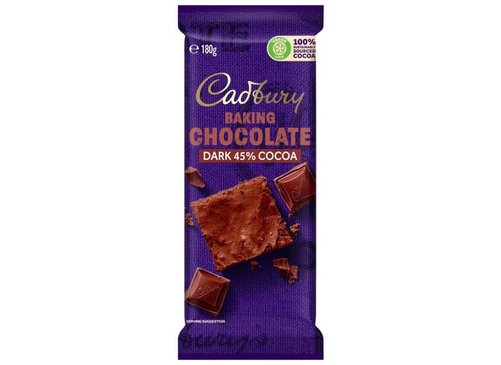 Cadbury Dark Baking Chocolate 180g