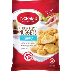 Ingham Tempura Chicken Breast Nuggets 1kg