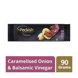 Peckish Fancies Caramelised Onion & Balsamic Vinegar Rice Crackers 90g