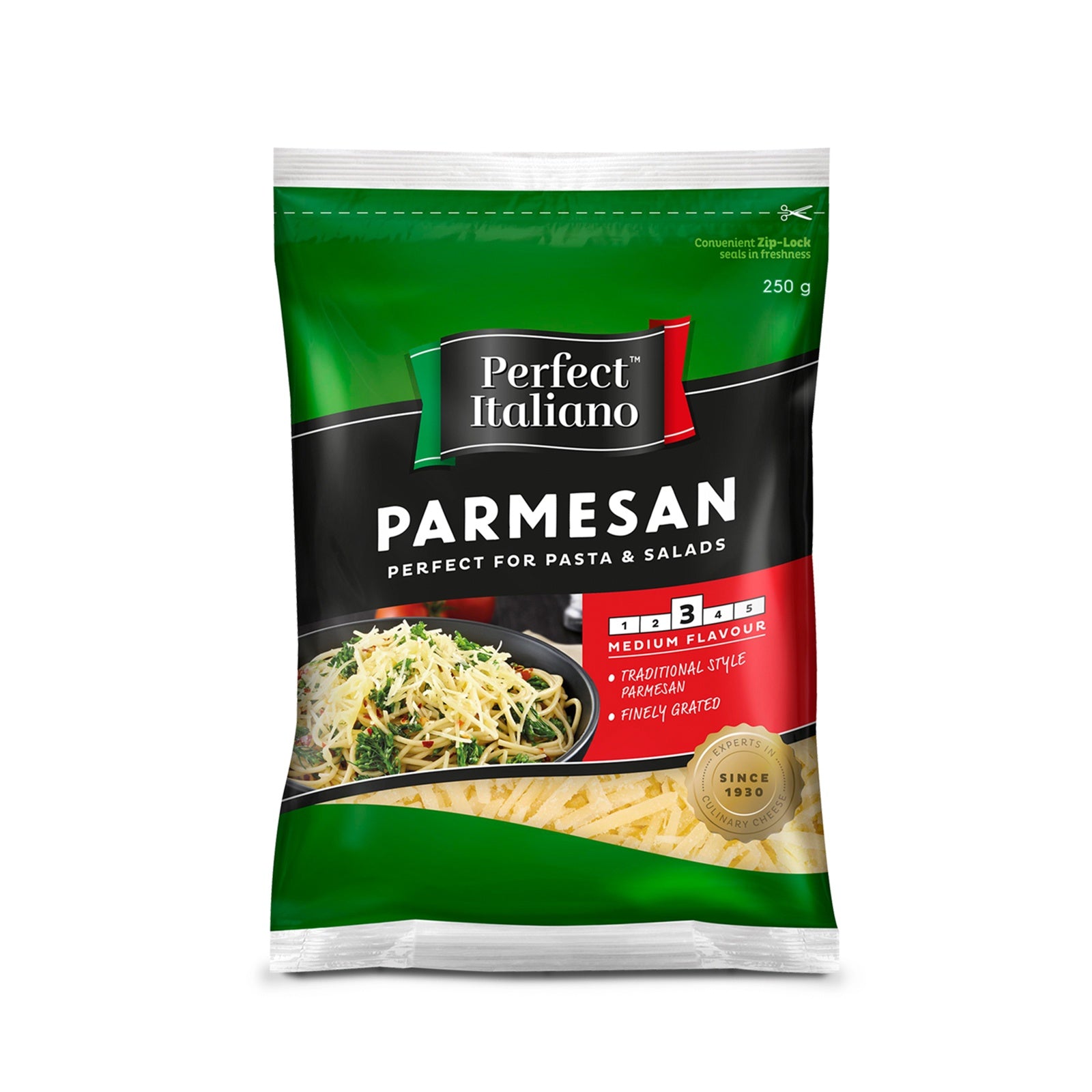 Perfect Italiano Shredded Parmesan Cheese 250g