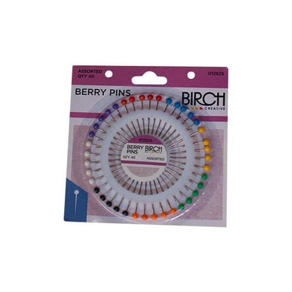 Birch Berry Pins 40pk