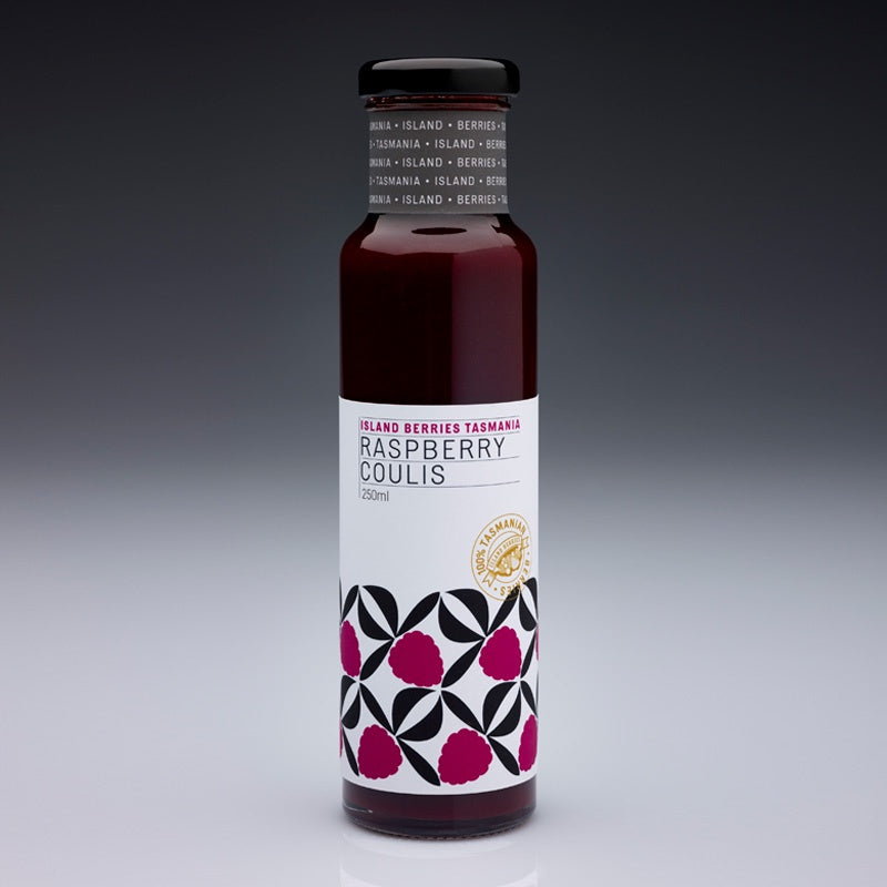 Island Berries Tasmania Raspberry Coulis 250ml