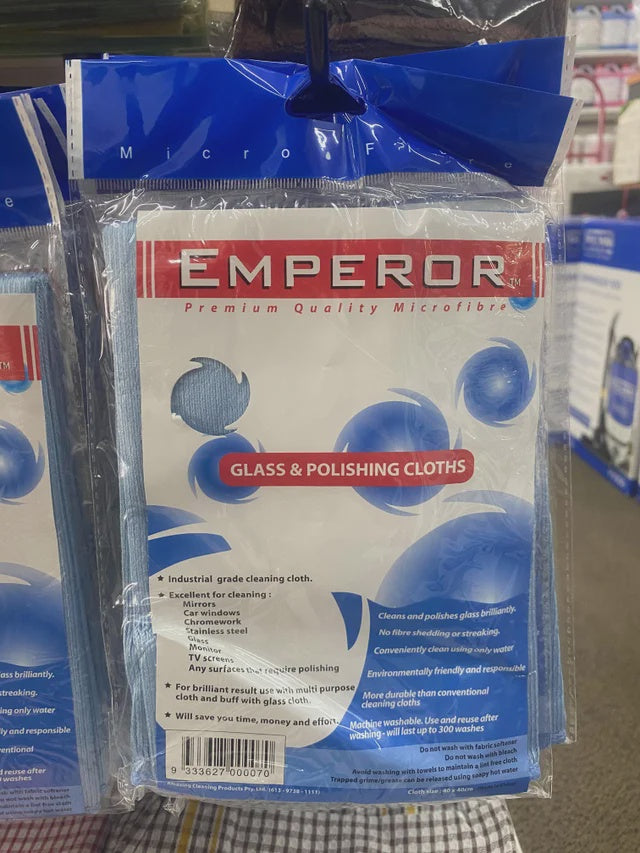 Emperor Glass & Polishing Cloth