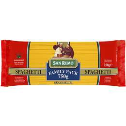 San Remo Spaghetti No5 Pasta 750g