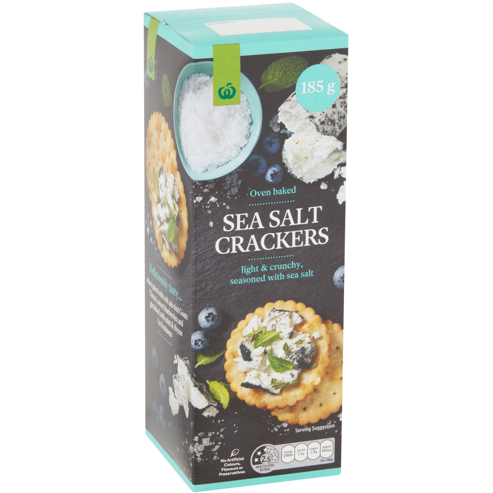 Sea Salt Crackers 185g