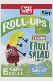 Uncle Tobys Fruit Salad Roll-Ups 6pk