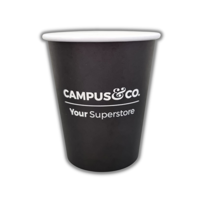 Campus&Co Disposable Single Wall Coffee Cup 8oz 50pk