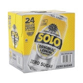 Solo Zero Sugar Cans 375ml 24pk