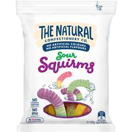 The Natural Confectionery Co Sour Squirms 240g