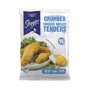 Steggles Classic Crumb Chicken Breast Tenders 1kg