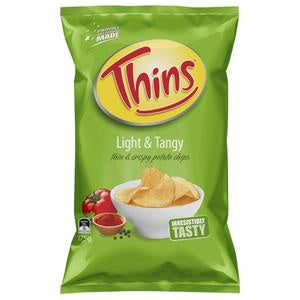 Thins Light & Tangy Chips 175g