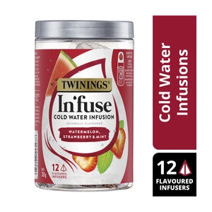 Twinings Watermelon Strawberry Mint Water Infusion 12pk