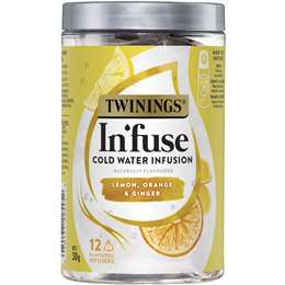 Twinings Lemon Orange Ginger Water Infusion 12pk