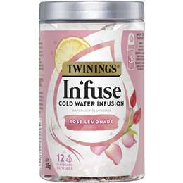 Twinings Rose Lemonade Water Infusion 12pk