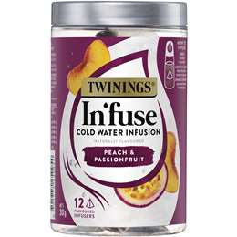 Twinings Peach Passionfruit Water Infusion 12pk