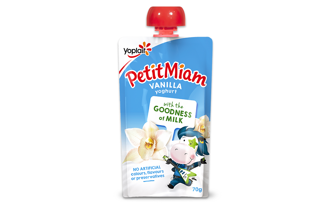 Yoplait Vanilla Petit Miam Pouch 70g