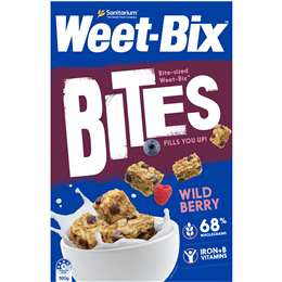 Sanitarium Weet-Bix Bites Wild Berry Breakfast Cereal 500g