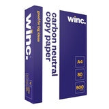 Winc A4 80gsm White Copy Paper 500sheet  5pk